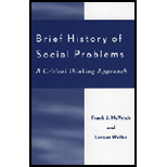 Brief History of Social Problems