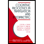 Cognitive Processes in Translation and Interpreting