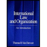 International Law and Organization  An Introduction