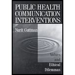 Public Health Communication Interventions  Values and Ethical Dilemmas