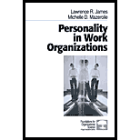 Personality in Work Organizations