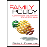 Family Policy  Constructed Solutions to Family Problems