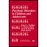 Psychotic Disorders in Children and Adolescents