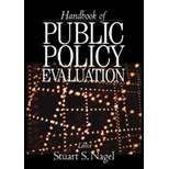 Handbook of Public Policy Evaluation