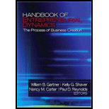 Handbook of Entrepreneurial Dynamics The Process of Business Creation