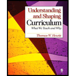 Understanding and Shaping Curriculum