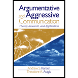 Argumentative and Aggressive Communication