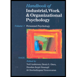 Handbook of Industrial, Work, and Organzational Psychology, Volumes 1 and 2