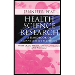 Health Science Research  A Handbook of Quantitative Methods