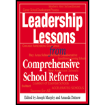 Leadership Lessons from Comprehensive School Reforms