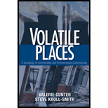 Volatile Places  Sociology of Communities and Environmental Controversies