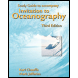 Invitation to Oceanography Study Guide