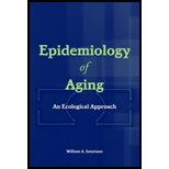 Epidemiology of Aging  An Ecological Approach