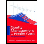 Principles and Methods of Quality Management in Health Care