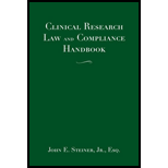 Clinical Research Law and Compliance Handbook