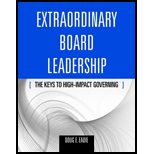 Extraordinary Board Leadership