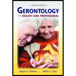 Gerontology for the Health Care Professional