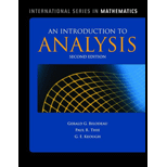 Introduction to Analysis