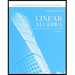 Linear Algebra With Application  Student Solution Manual