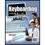 Keyboarding in Medical Office 1 60