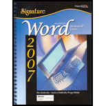 Signature Series  Microsoft Word 2007   Package