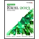 Microsoft Excel 2013 Bench., Levels 1 and 2 Text