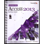 Microsoft Access 2013 Bench., Level 1 Text Only