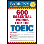 600 Essential Words for the TOEIC