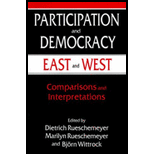 Participation and Democracy East and West