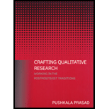 Crafting Qualitative Research  Working in the Postpositivist Traditions