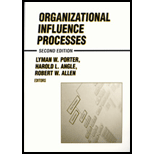 Organizational Influence Processes