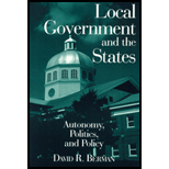 Local Government and the States   Autonomy, Politics, and Policy