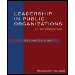 Leadership in Public Organizations