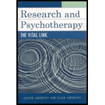 Research and Psychotherapy The Vital Link