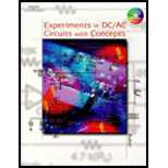 Experiments In DC/AC Circuits With Concepts / With CD ROM