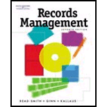 Records Management   With 2 3.5 Disks and Projects   Package (New)