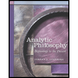 Analytic Philosophy  Beginnings to the Present