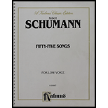 Fifty-Five Songs-Low Voice - Schumann