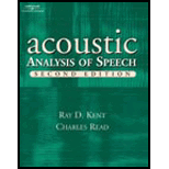 Acoustic Analysis of Speech