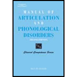 Manual of Articulation and Phonological Disorders