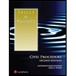 Skills and Values Civil Procedure