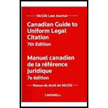 Canadian Guide to Uniform Legal Citation