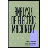 Analysis of Electric Machinery