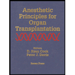 Anesthetic Principles for Organ Transplantation