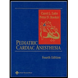 Pediatric Cardiac Anesthesia