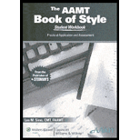 AAMT Book of Style Student Workbook  With CD