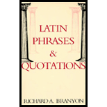 Latin Phrases and Quotations