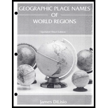 Geographic Place Names of World Regions