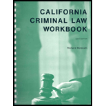 California Criminal Law (Workbook)