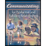 Communicating for Productive and Fulfilling Relationships